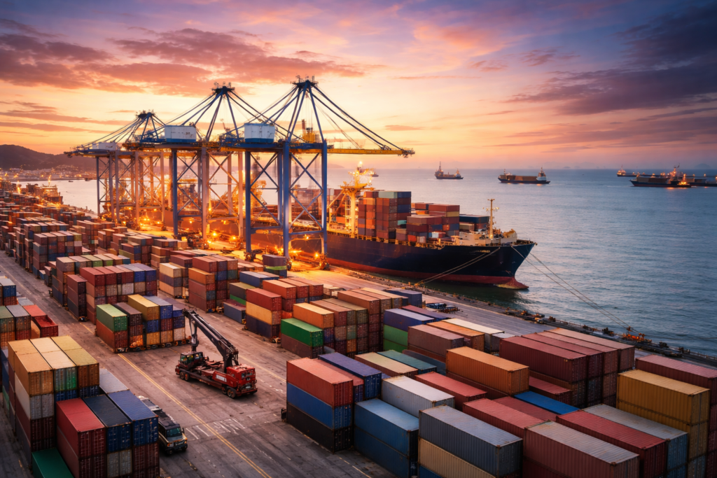 container al porto
